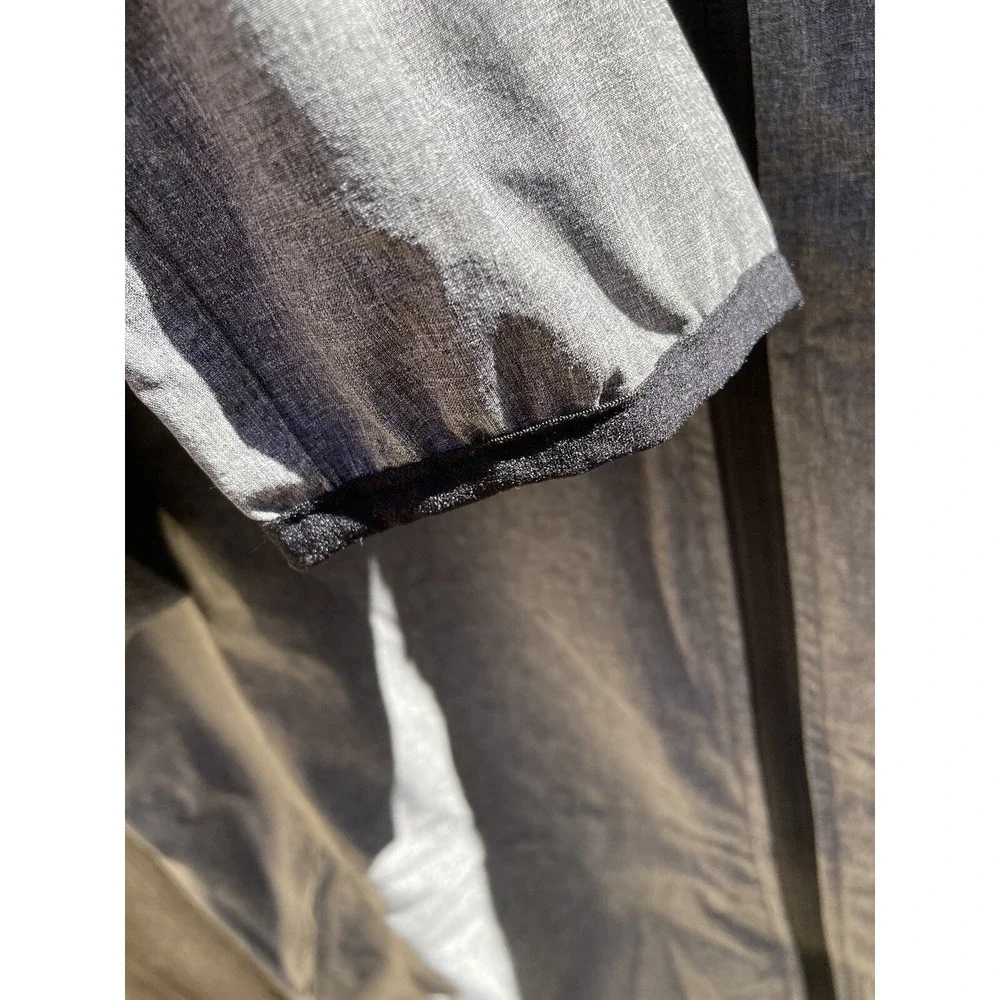 Men's Toes on the Nose Jacket Gray Full-Zip Dawn Patrol L Poly Beach Surf UPF